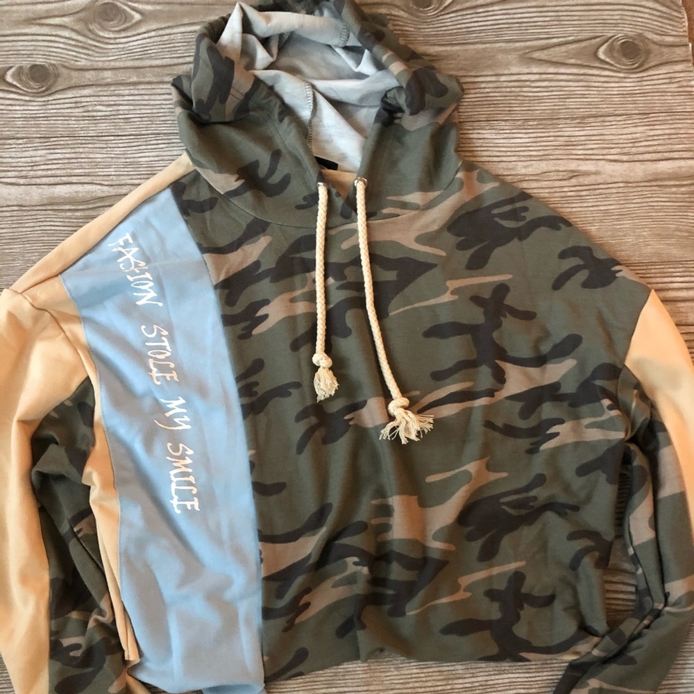 Shein Cropped Hoodie